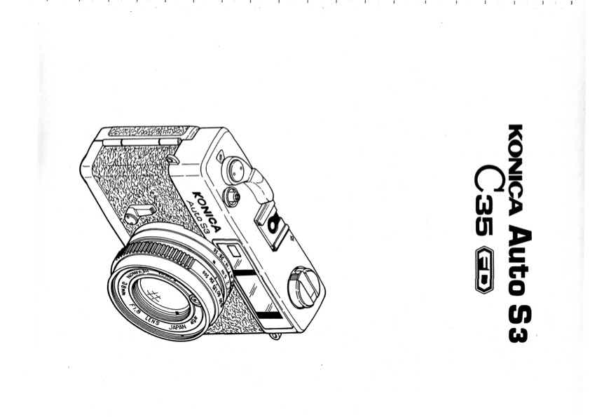 Konica C35 technical manual preview
