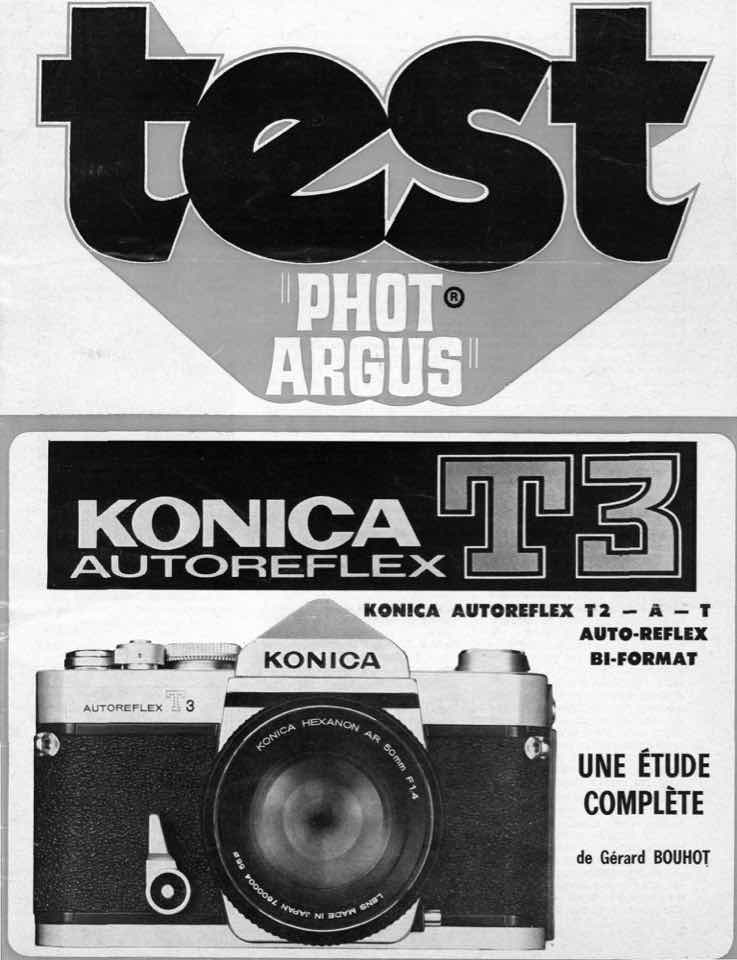 Konica T3 technical manual preview