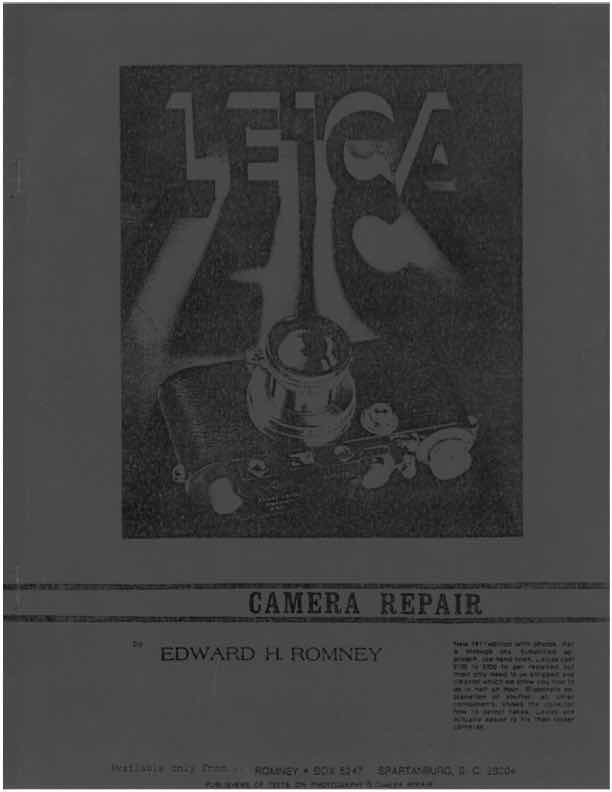 Leica General Docs technical manual preview