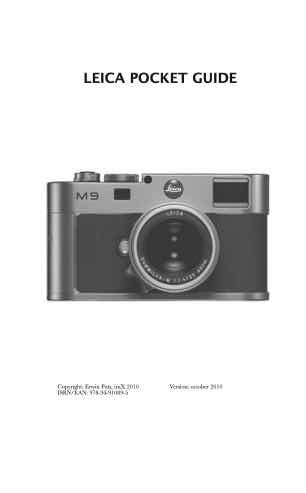 Leica General Docs technical manual preview