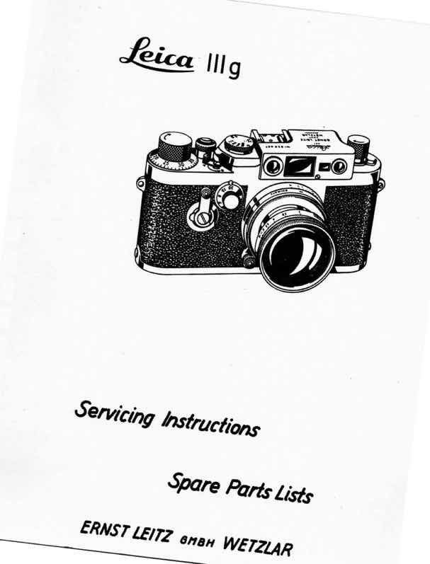 Leica III G technical manual preview