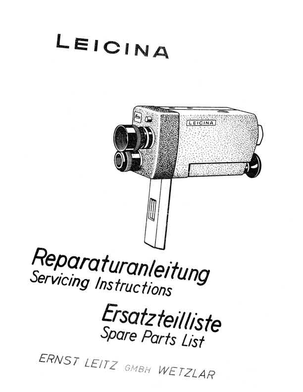 Leitz Liecina technical manual preview