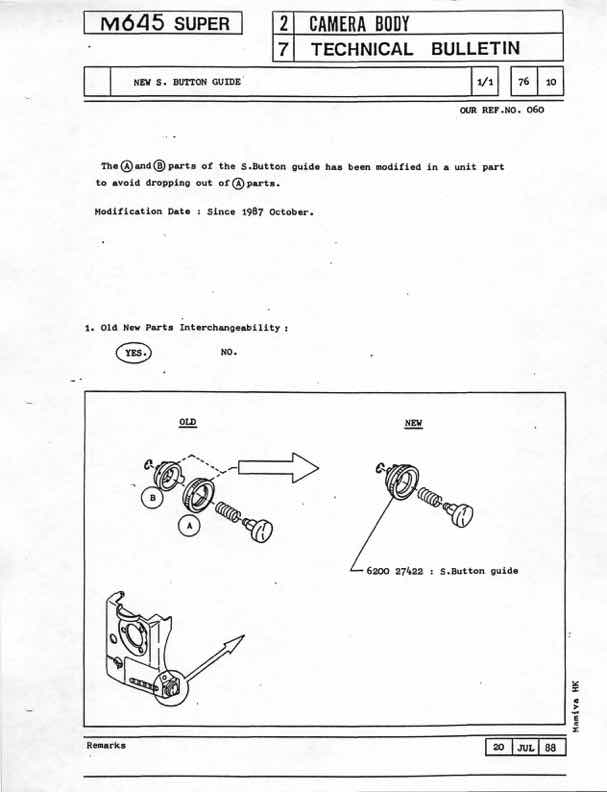 Mamiya 645 technical manual preview
