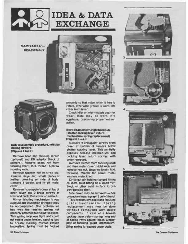 Mamiya General Docs technical manual preview