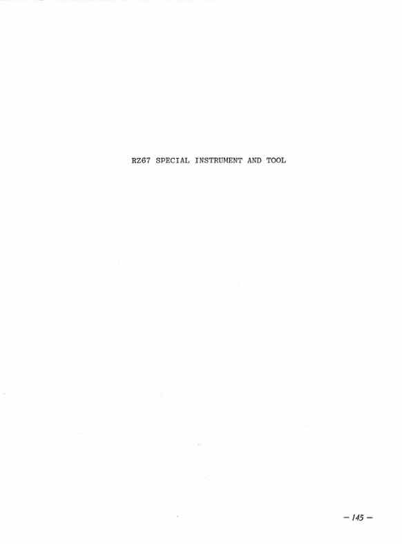 Mamiya RZ67 technical manual preview
