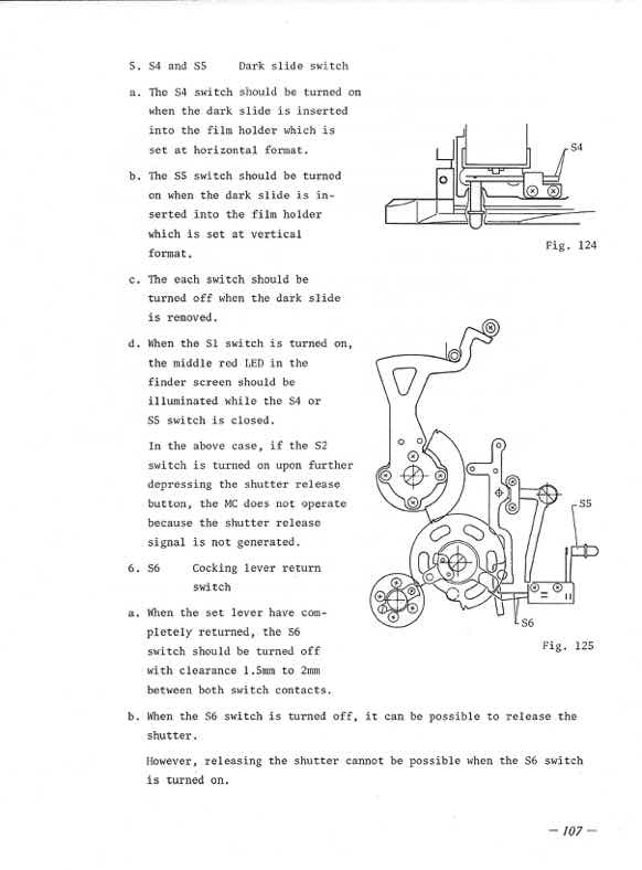 Mamiya RZ67 technical manual preview