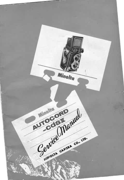 Minolta CDS technical manual preview