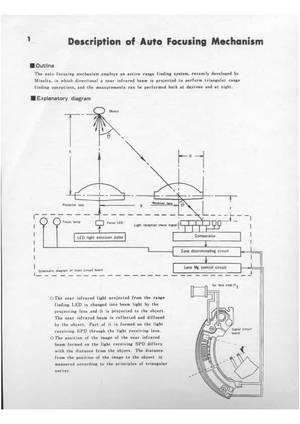 Minolta Himatic technical manual preview