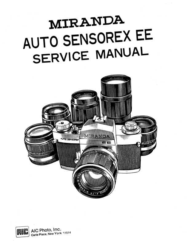 Miranda Sensorex technical manual preview