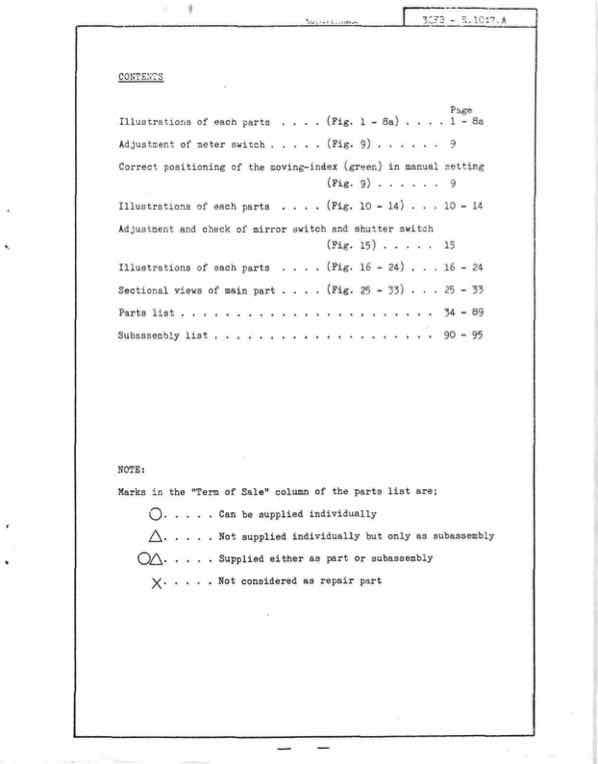 Nikkormat EL technical manual preview