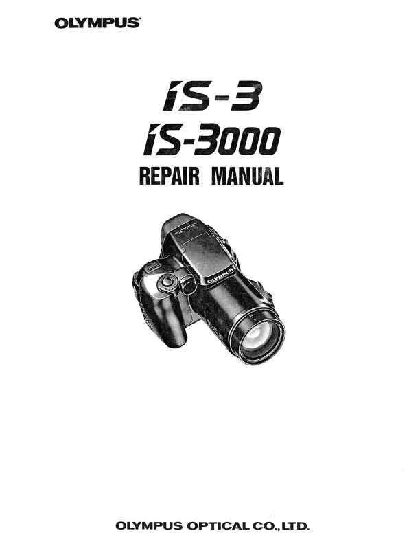 Olympus IS-3 technical manual preview