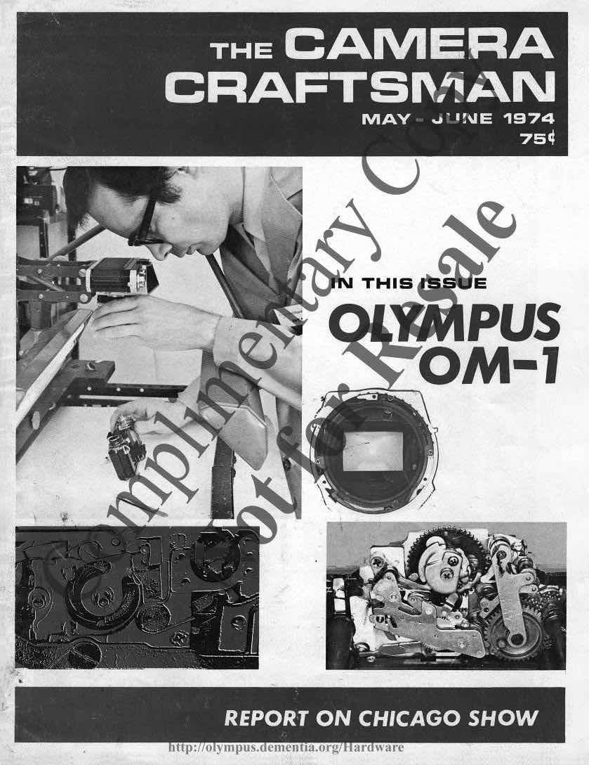 Olympus OM-1 technical manual preview