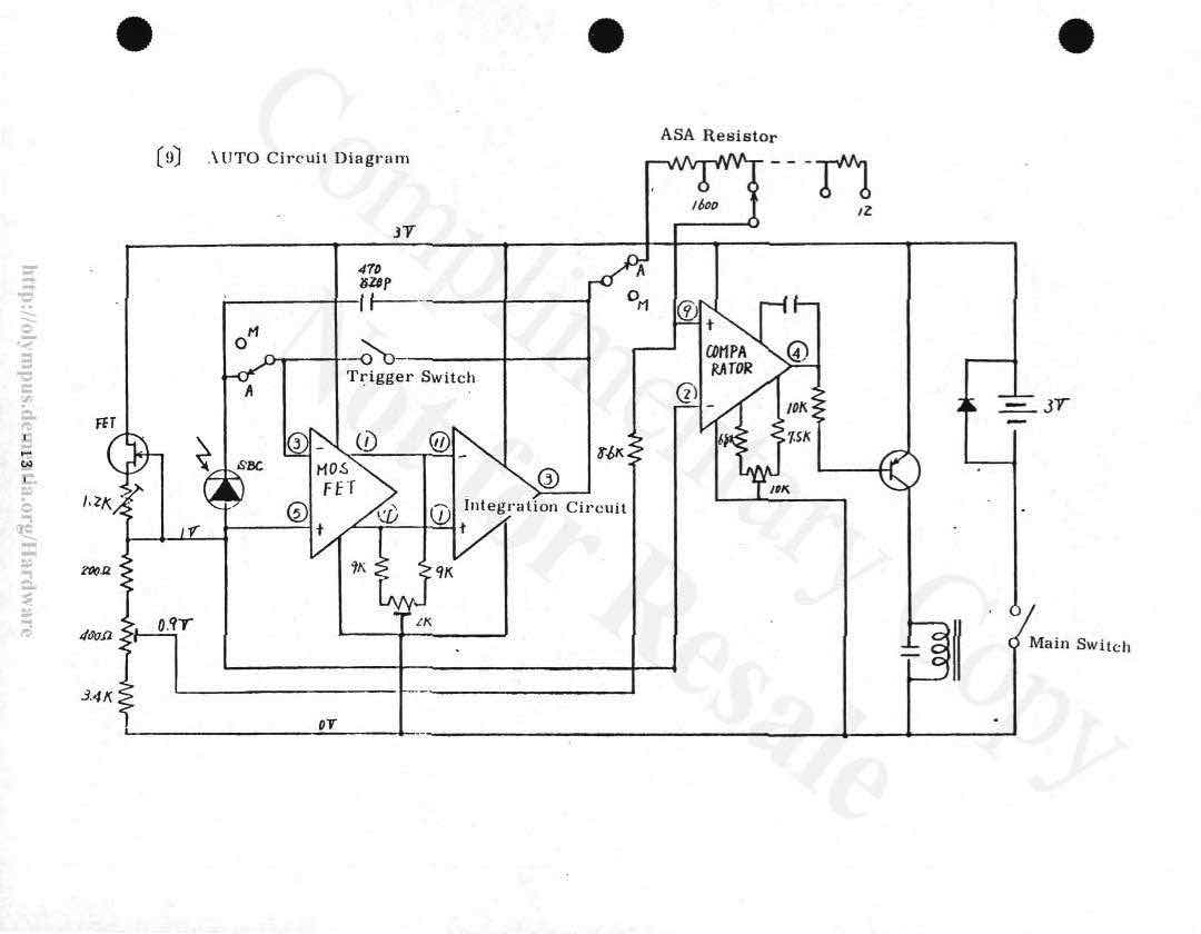 Olympus OM-2 technical manual preview