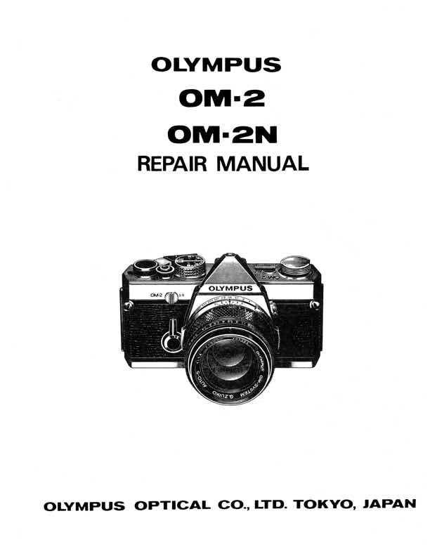 Olympus OM-2 technical manual preview
