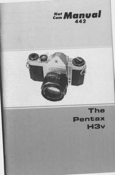 Pentax 442 technical manual preview