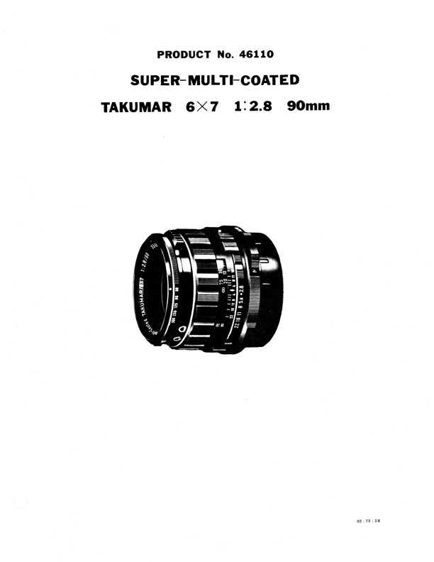 Pentax 6x7 technical manual preview