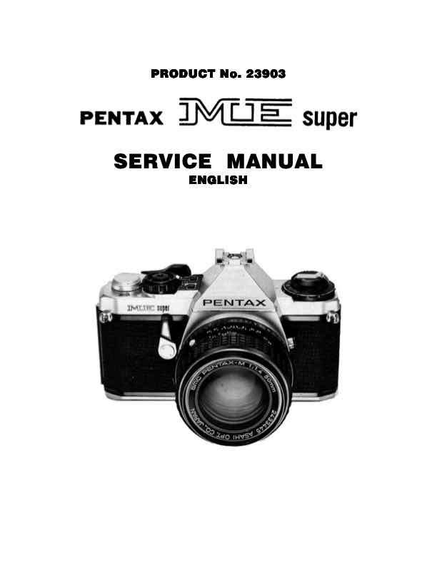 Pentax C technical manual preview