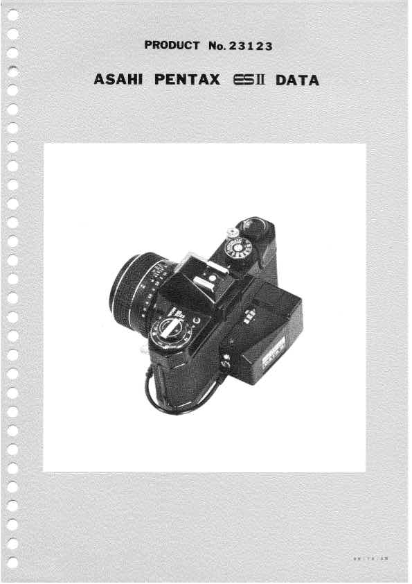 Pentax ES II technical manual preview