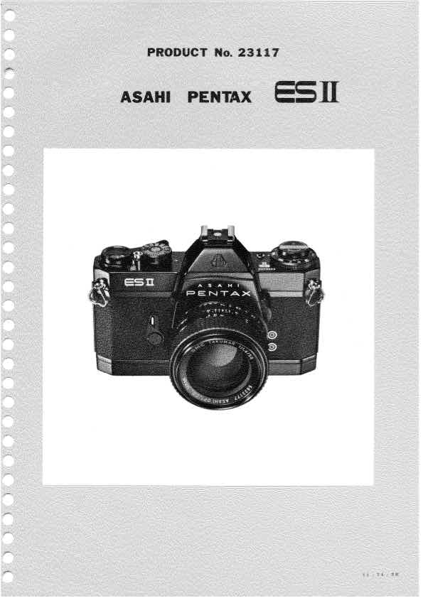 Pentax ES II technical manual preview
