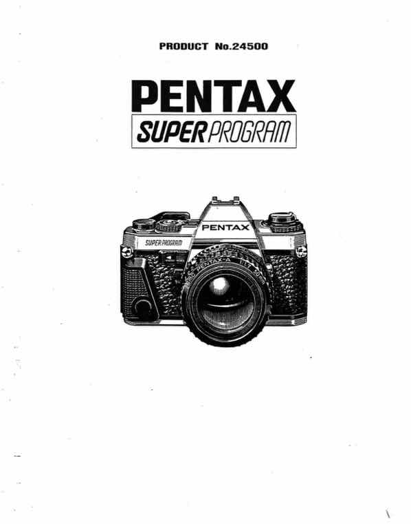 Pentax General Docs technical manual preview