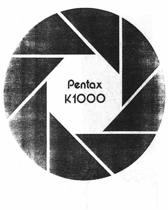 Pentax K1000 technical manual preview