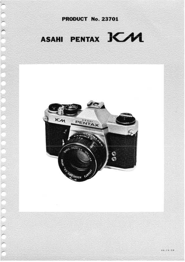 Pentax KM technical manual preview