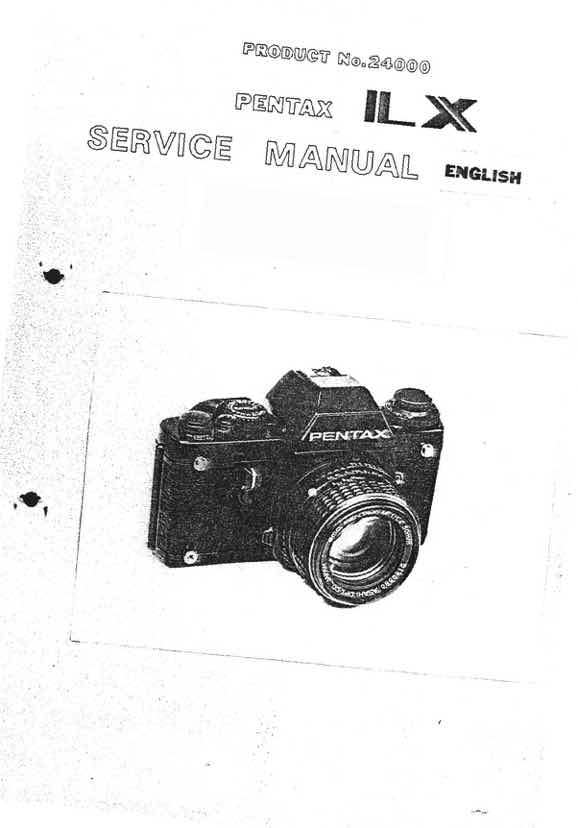 Pentax LX technical manual preview