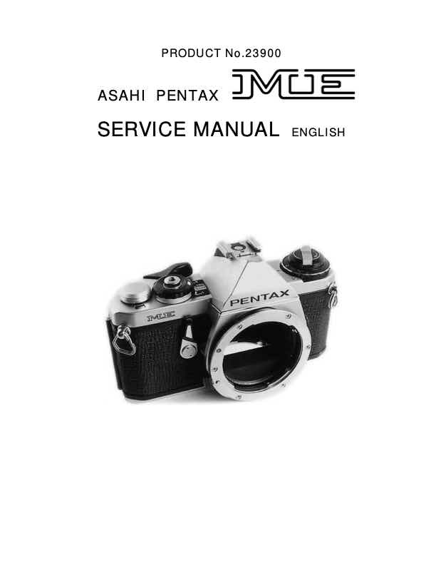 Pentax ME technical manual preview