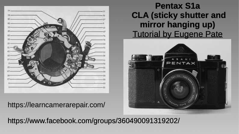 Pentax S1a technical manual preview