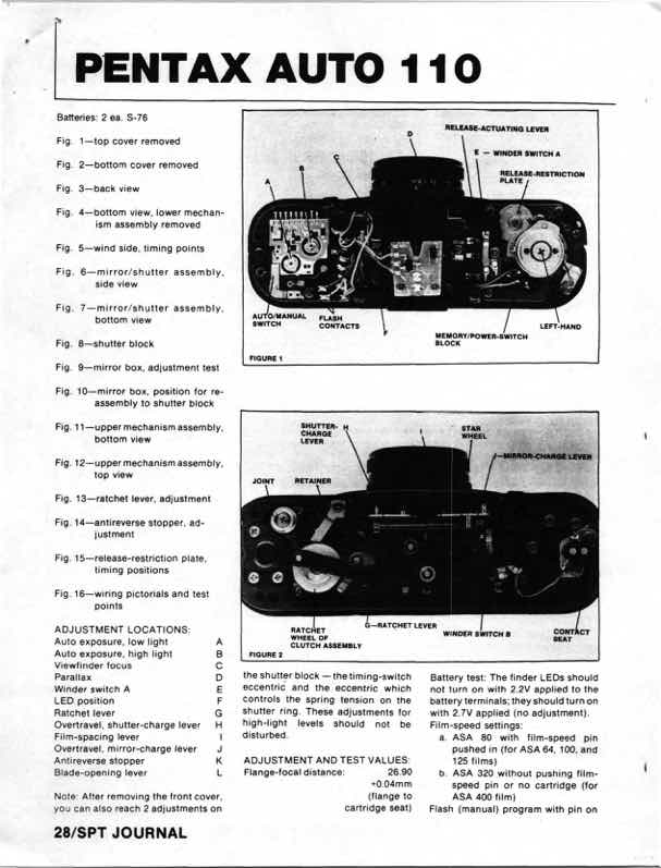 Pentax SPT technical manual preview