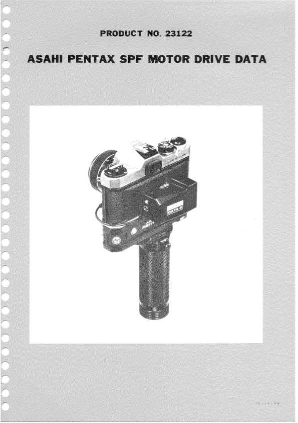 Pentax Spotmatic technical manual preview