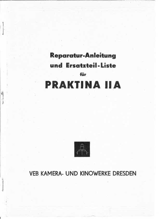 Praktika II A technical manual preview