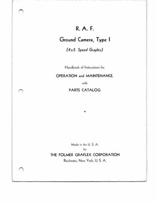 RAF 4x5 technical manual preview