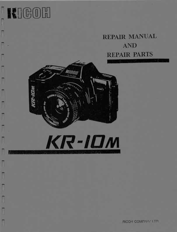 Ricoh KR technical manual preview