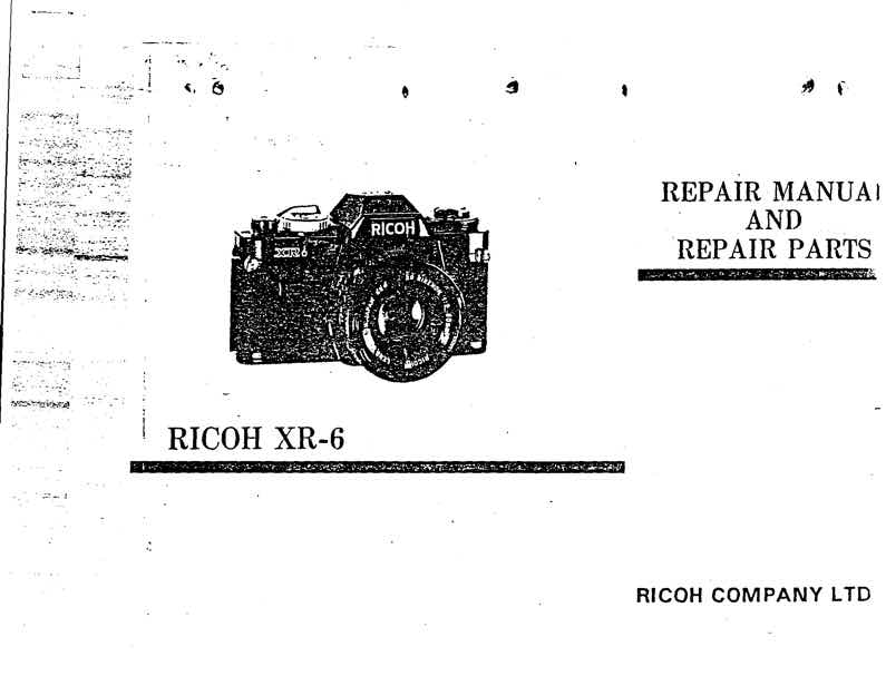 Ricoh KR technical manual preview
