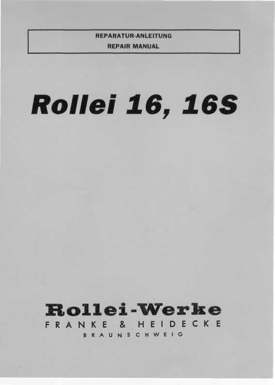 Rollei 16 technical manual preview