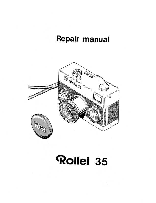 Rollei 35 technical manual preview