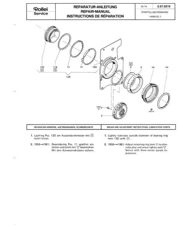 Rollei MAP technical manual preview