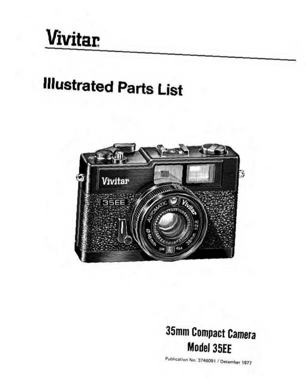 Vivitar 35 technical manual preview