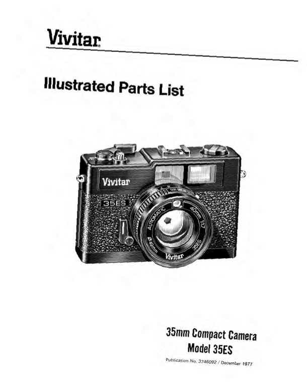 Vivitar 35 technical manual preview