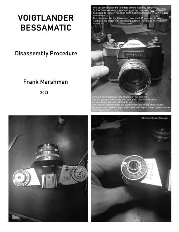 Voigtlander Bessamatic technical manual preview