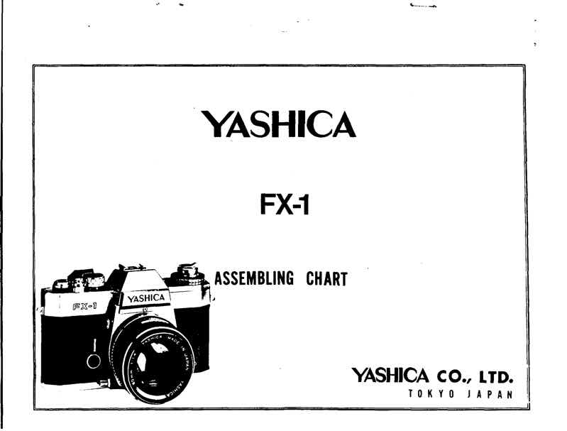 Yashica FX technical manual preview