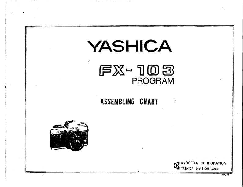 Yashica FX technical manual preview
