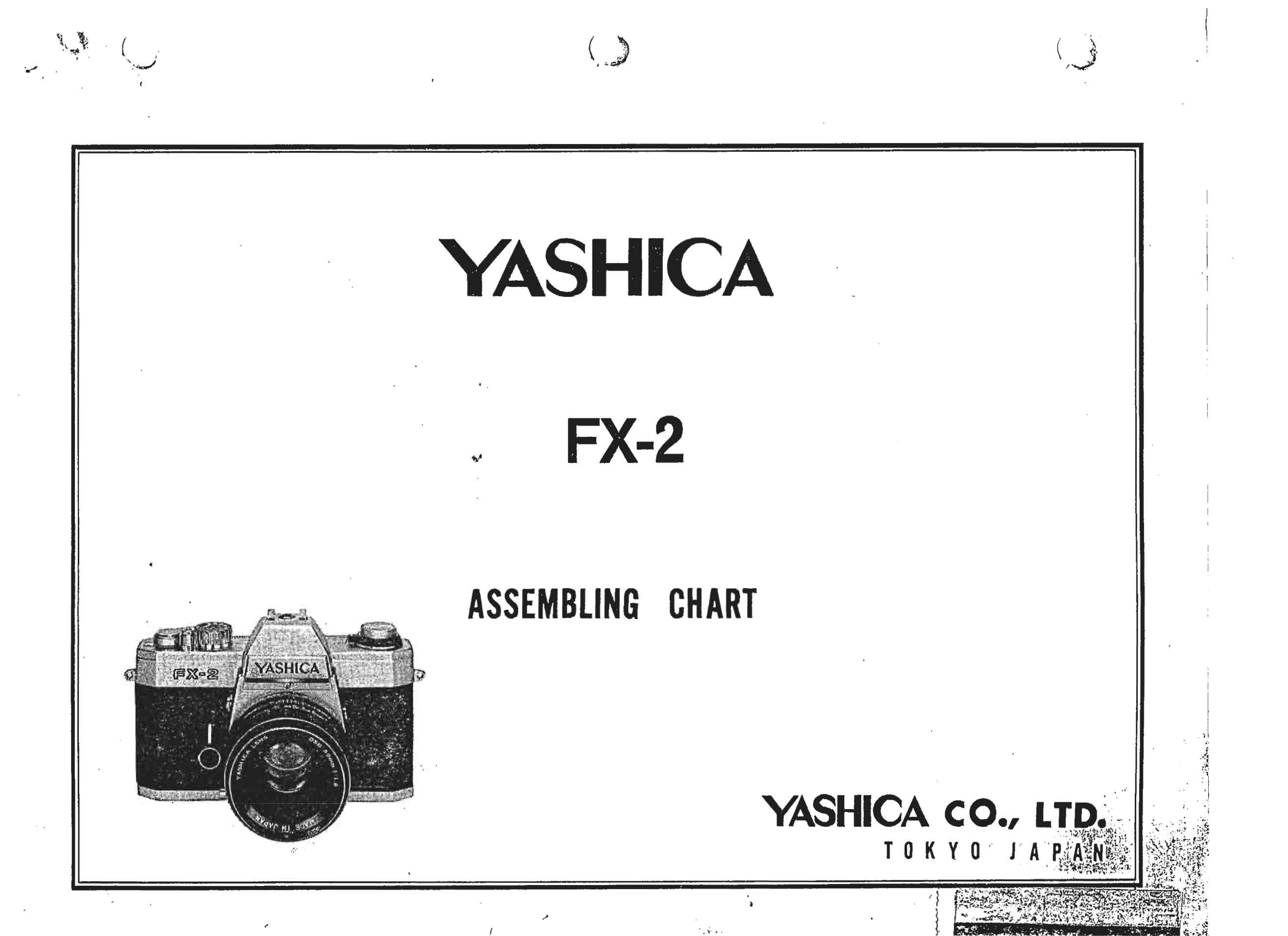 Yashica FX technical manual preview