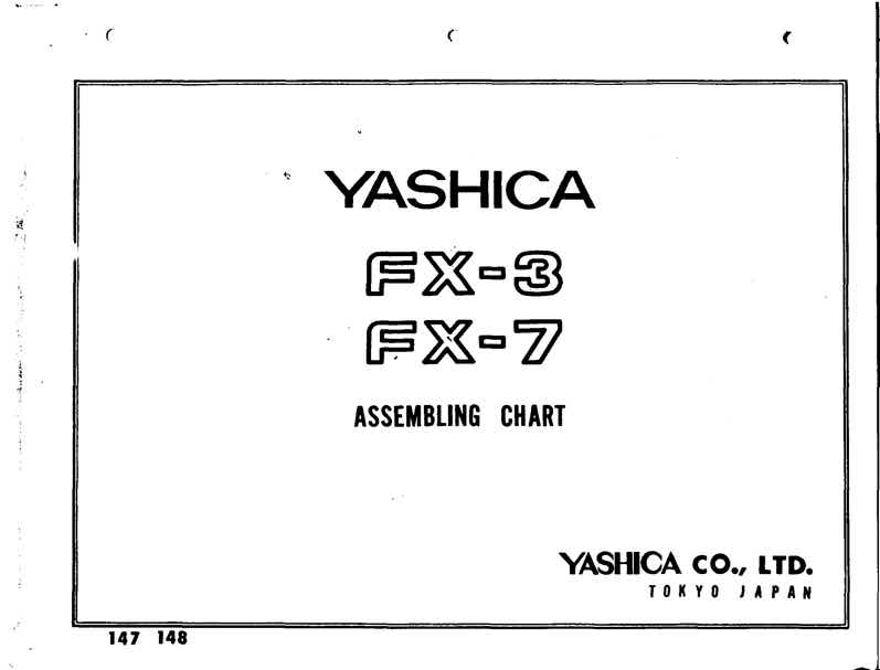 Yashica FX technical manual preview