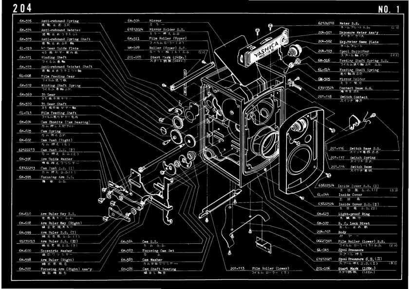Yashica MAT technical manual preview