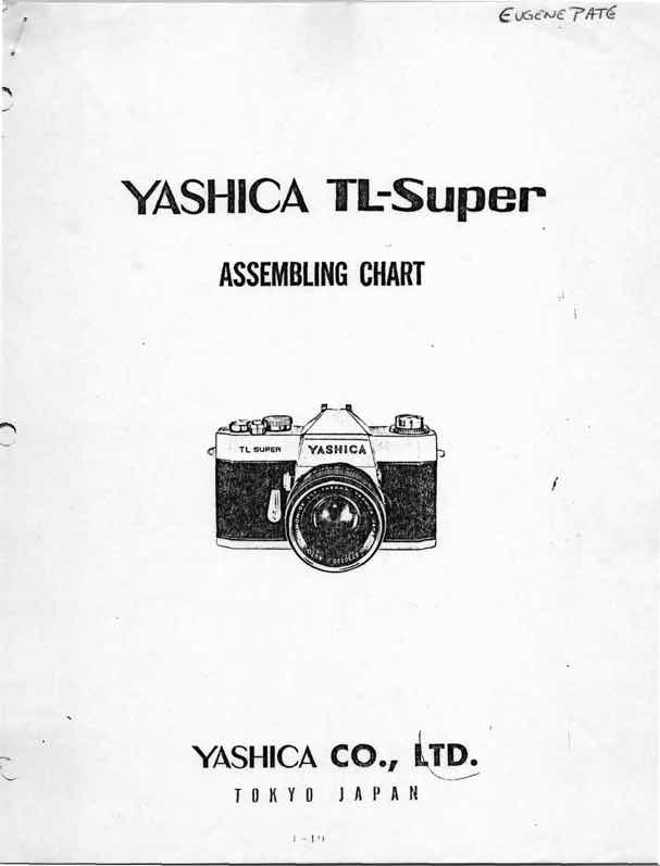Yashica TL technical manual preview