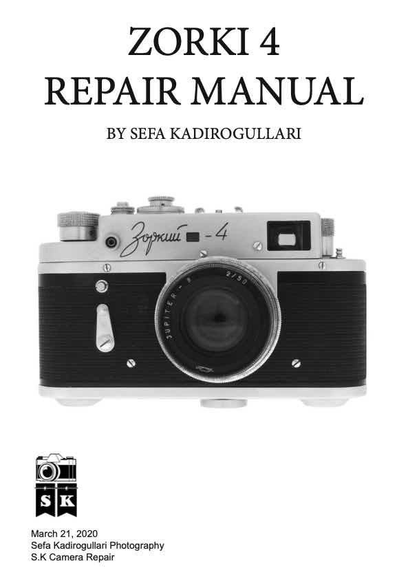 Zorki 4 technical manual preview
