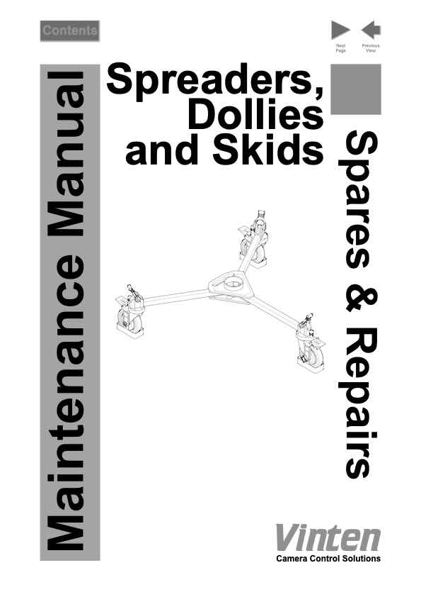 Vinten Skid technical manual preview