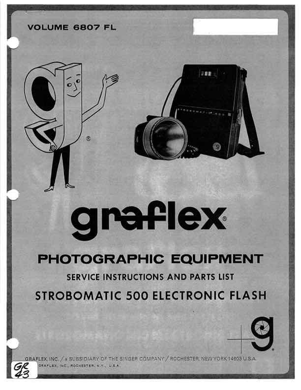 Graflex Strobomatic technical manual preview